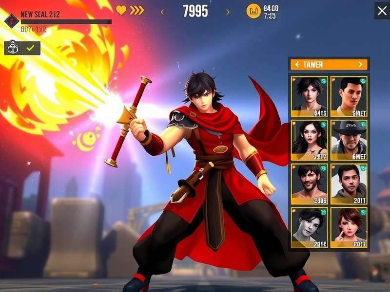 Scorching Sword Ace Character Customization